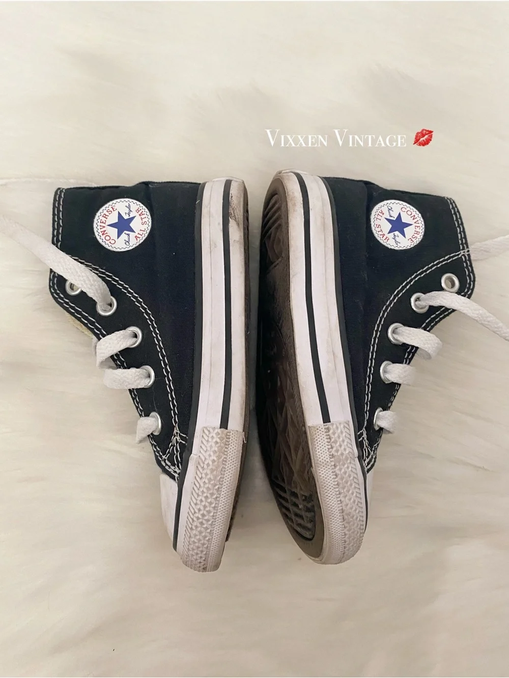 CONVERSE ‘KID’S CHUCK TAYLOR ALL STAR CANVAS HIGH TOP SHOE’ IN BLACK
